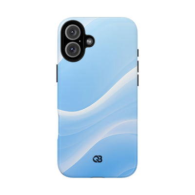 Glacial Contour Flow · Tough Phone Case for iPhone · Blue