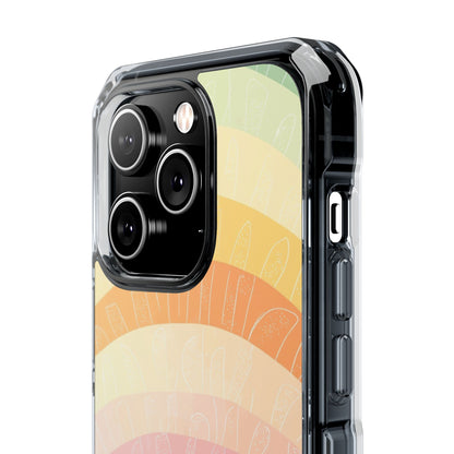 Pastel Rainbow Bands iPhone 14 Pro Case - Impact