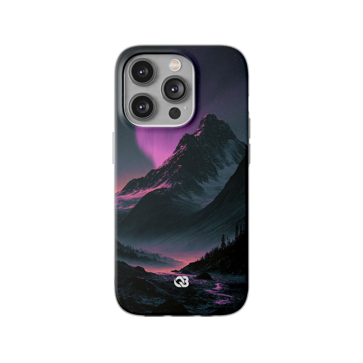 Arctic Aurora Summit · Lite Phone Case for iPhone ·  Black