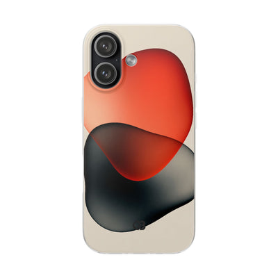 Translucent Crimson Form · Lite Phone Case for iPhone ·  Red