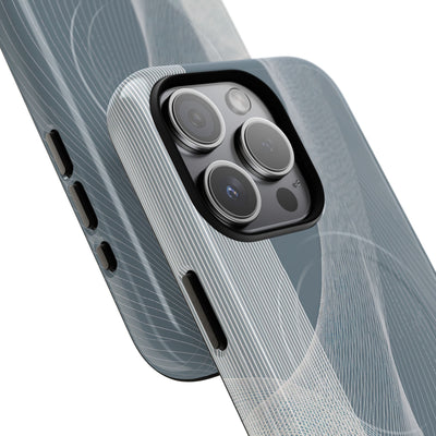 Slate Contour Drift · Tough 2.0 Magnetic Phone Case for iPhone · Grey
