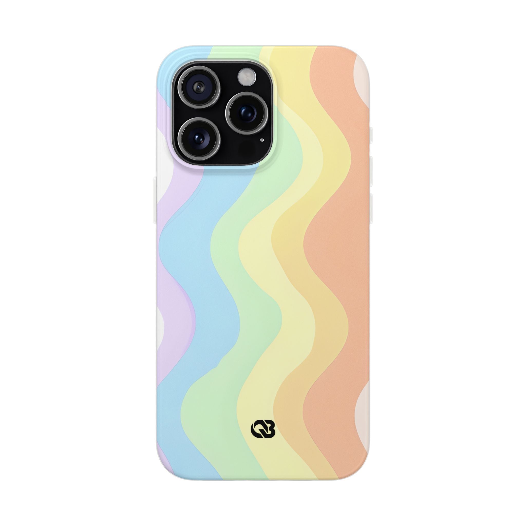 Pastel Ripple Flow · Soft Phone Case for iPhone