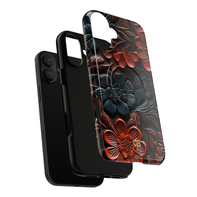 Carved Earth Bloom · Tough+ Coque de téléphone pour iPhone · Magsafe