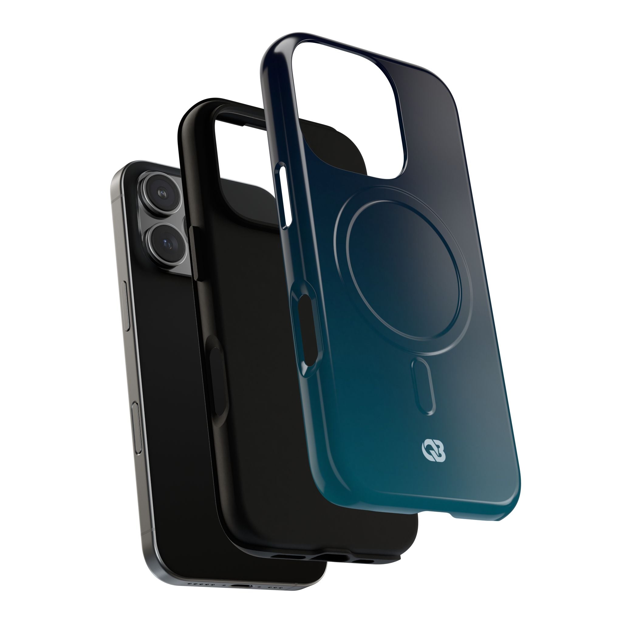 Teal Tough 2.0 Magsafe Phone Case for iPhone - Abyss Teal Haze