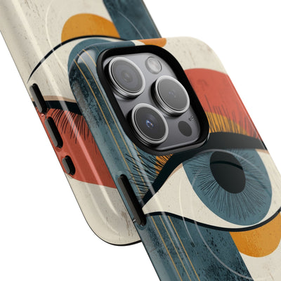 Distressed Azure Ocular · Tough+ Phone Case for iPhone · Magsafe