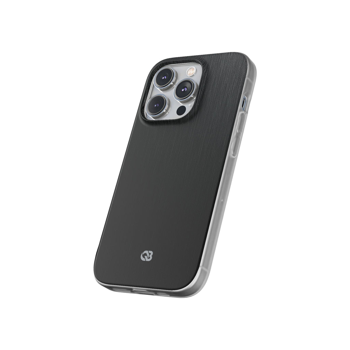 Obsidian Brushed Steel · Lite Phone Case for iPhone ·  Black