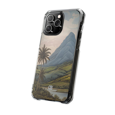 Verdant Blue Summit · Impact Coque de téléphone pour iPhone · Magsafe