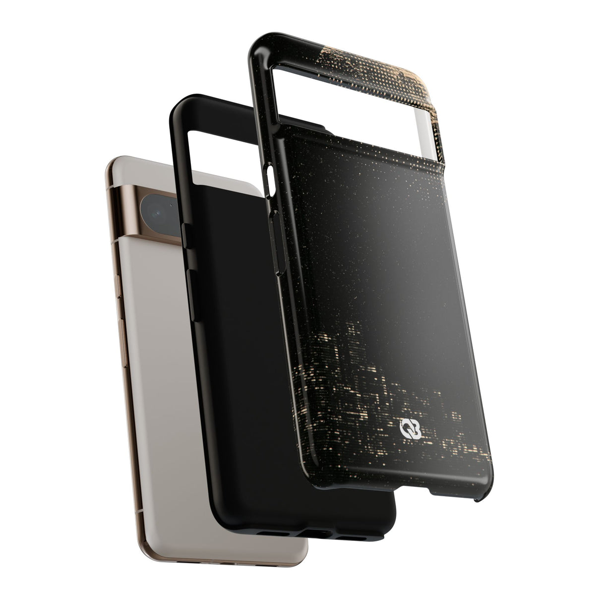 Lunar Metropolis Nocturne · Tough Phone Case for Pixel ·  Black