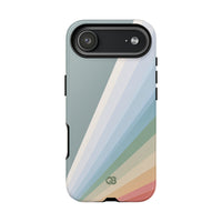 Green Tough Phone Case for iPhone - Sage Prism Beam