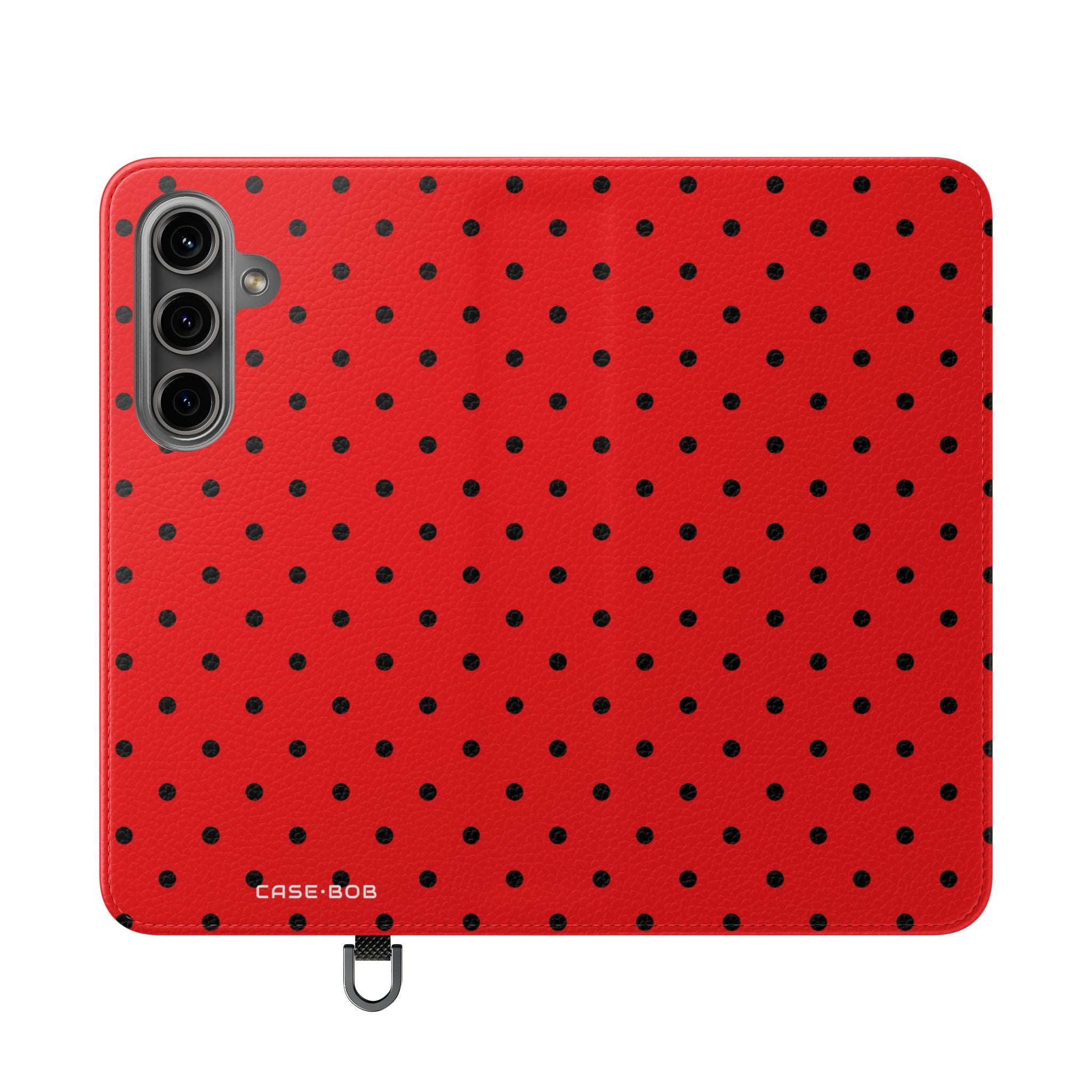 Black Dot Grid - Samsung S24 Case - Wallet