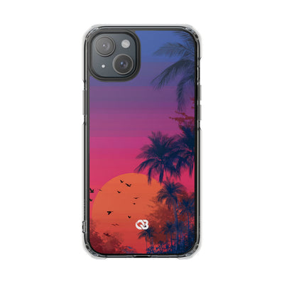 Neon Horizon Palms · Impact Phone Case for iPhone · Magsafe