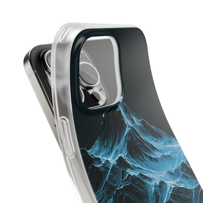 Nordic Frost Peak · Lite Phone Case for iPhone ·  Blue