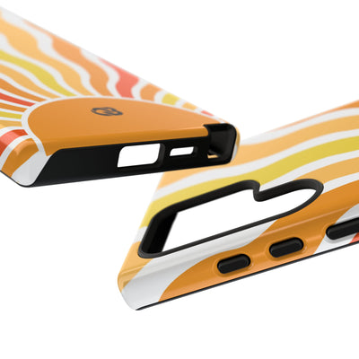 Amber Solar Waves · Tough Phone Case for Samsung