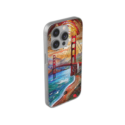 Crimson Arch Coast · Soft Custodia per iPhone