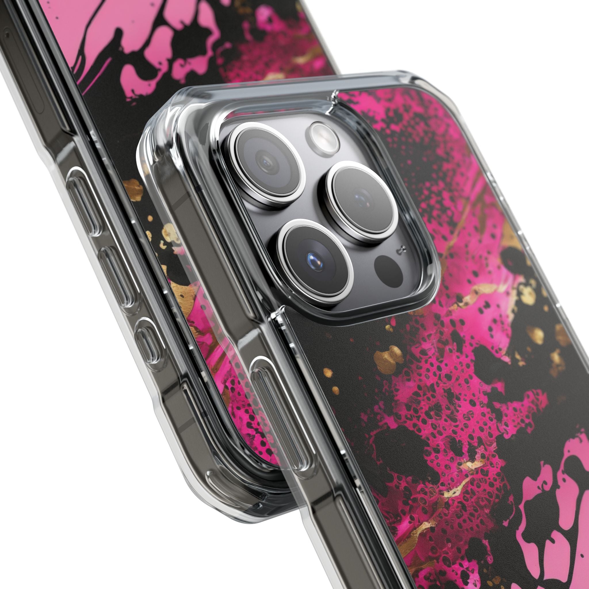 Magenta Liquid Gold · Impact Capa para iPhone · Magsafe
