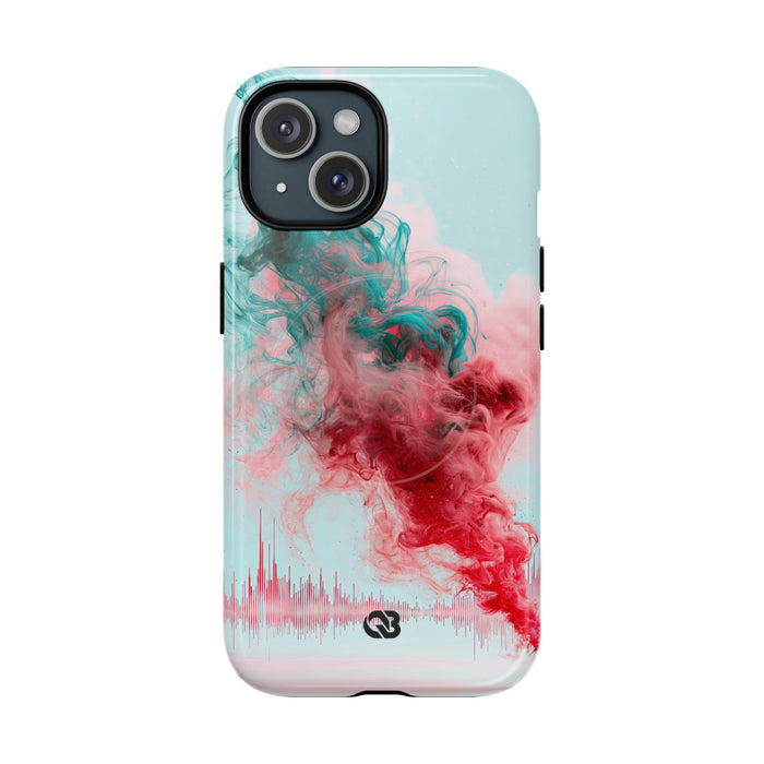 Sonic Bloom · Tough 2.0 Magnetic Phone Case for iPhone · Red