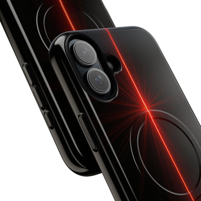 Red Tough 2.0 Magsafe Phone Case for iPhone - Crimson Flare Vector