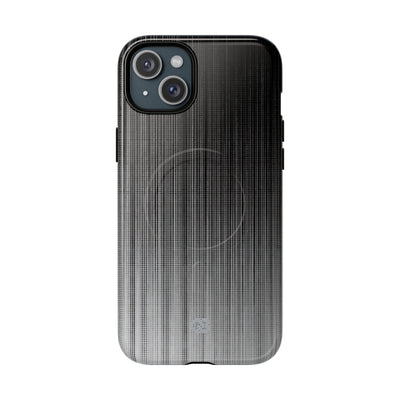 Grey Tough 2.0 Magsafe Phone Case for iPhone - Static Vertical Dither