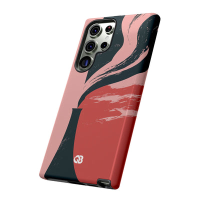 Pink Tough Phone Case for Samsung - Cinder Rose Plume