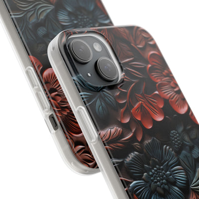 Carved Earth Bloom · Soft Phone Case for iPhone