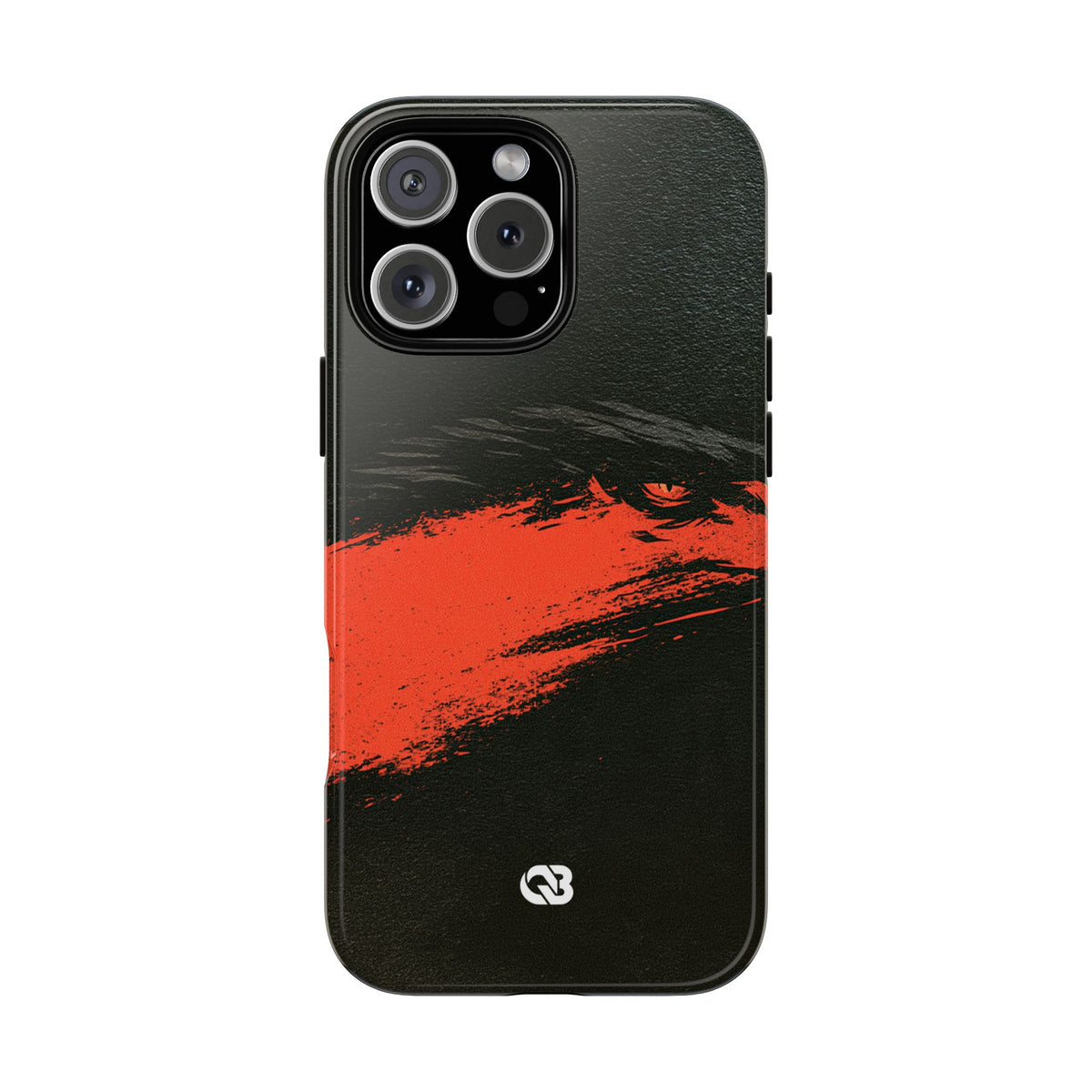 Crimson Raptor Noir · Tough Phone Case for iPhone · Black