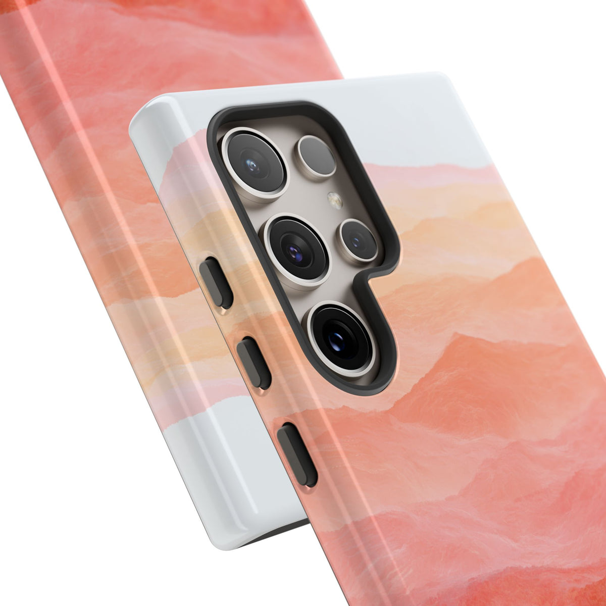 Alpenglow Ridge Vista · Tough Phone Case for Samsung · Orange