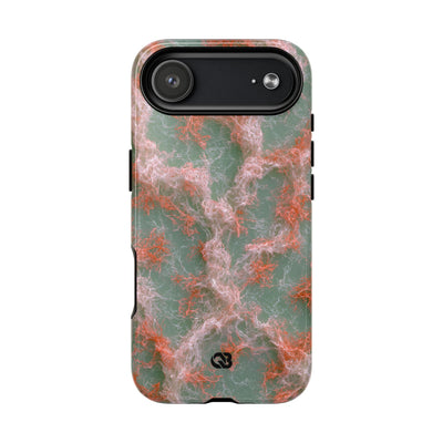 Coral Pixel Matrix · Tough 2.0 Magnetic Phone Case for iPhone · Green