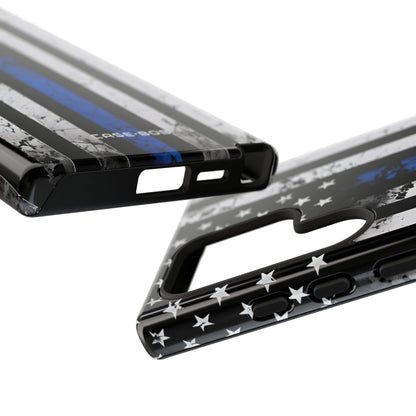 Blue Stripe Flag Samsung S24 Ultra Case - Tough