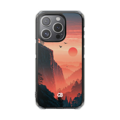 Orange Impact MagSafe Phone Case for iPhone - Crimson Ridge Flight