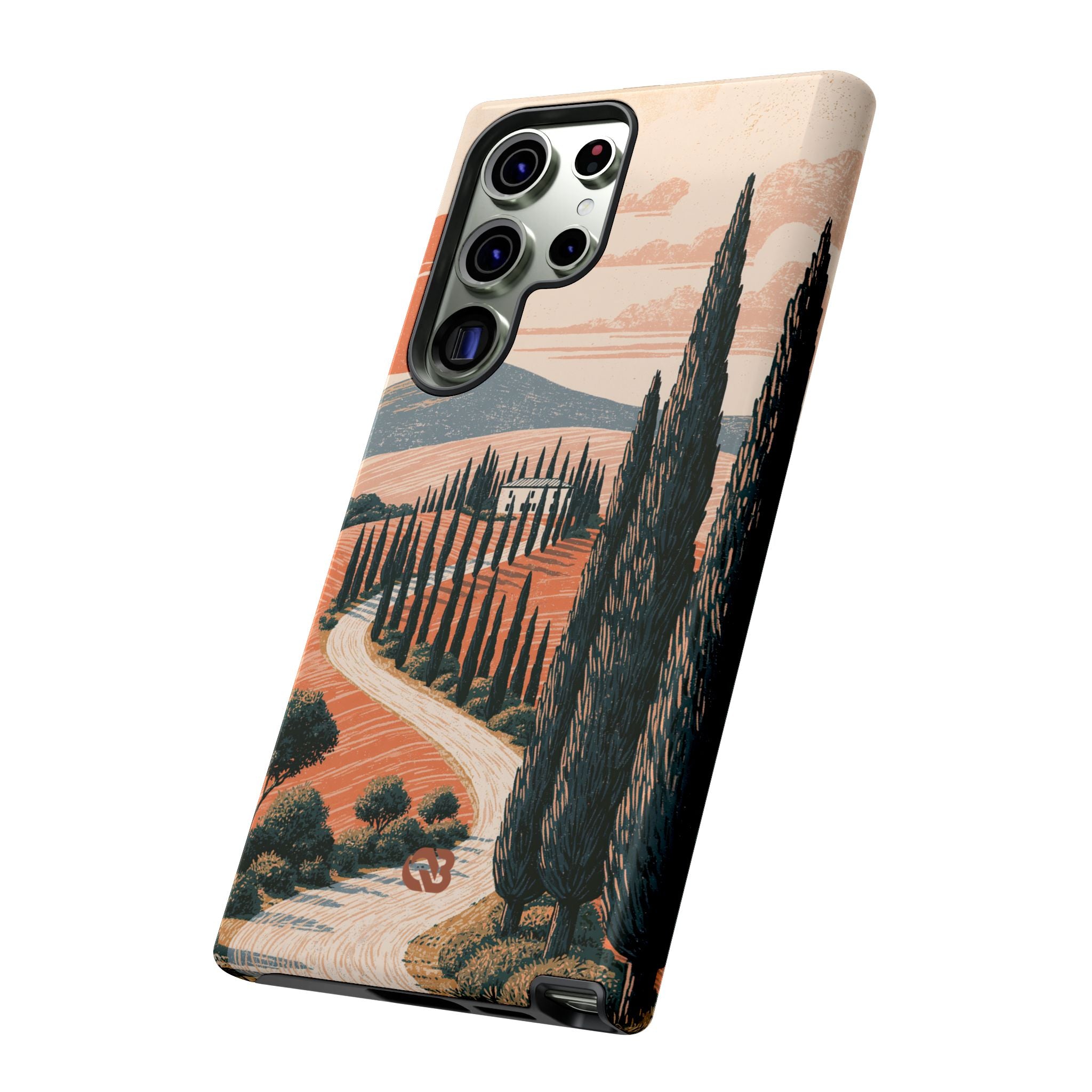 Orange Tough Phone Case for Samsung - Terracotta Ridge Trail