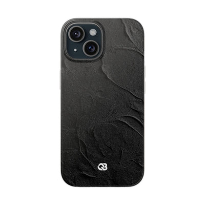 Obsidian Stucco Relief · Lite Phone Case for iPhone ·  Black