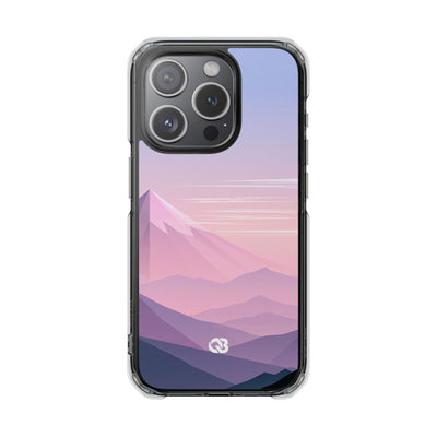 Purple Impact MagSafe Phone Case for iPhone - Lavender Alpine Dawn