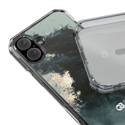 Ashen Dissolution · Clear Impact Magnetic Phone Case for iPhone ·  Black
