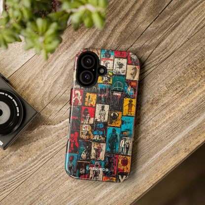 Figured Grid iPhone 16 Case - Tough - CASE•BOB