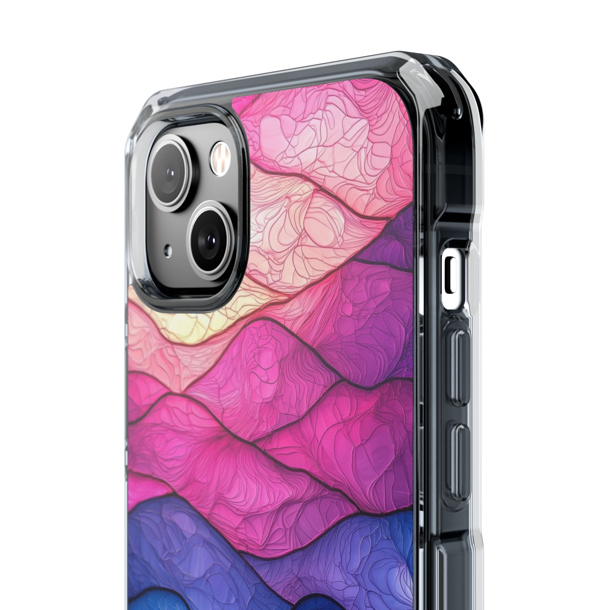Wavy Vein Gradient iPhone 14 Plus Case - Impact