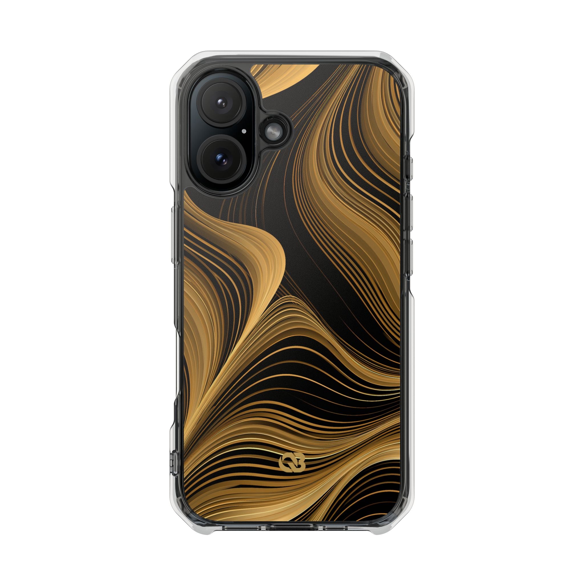 Gold Impact MagSafe Phone Case for iPhone - Molten Copper Strands