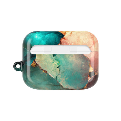 Fractured Gemstone Teal - AirPods Case