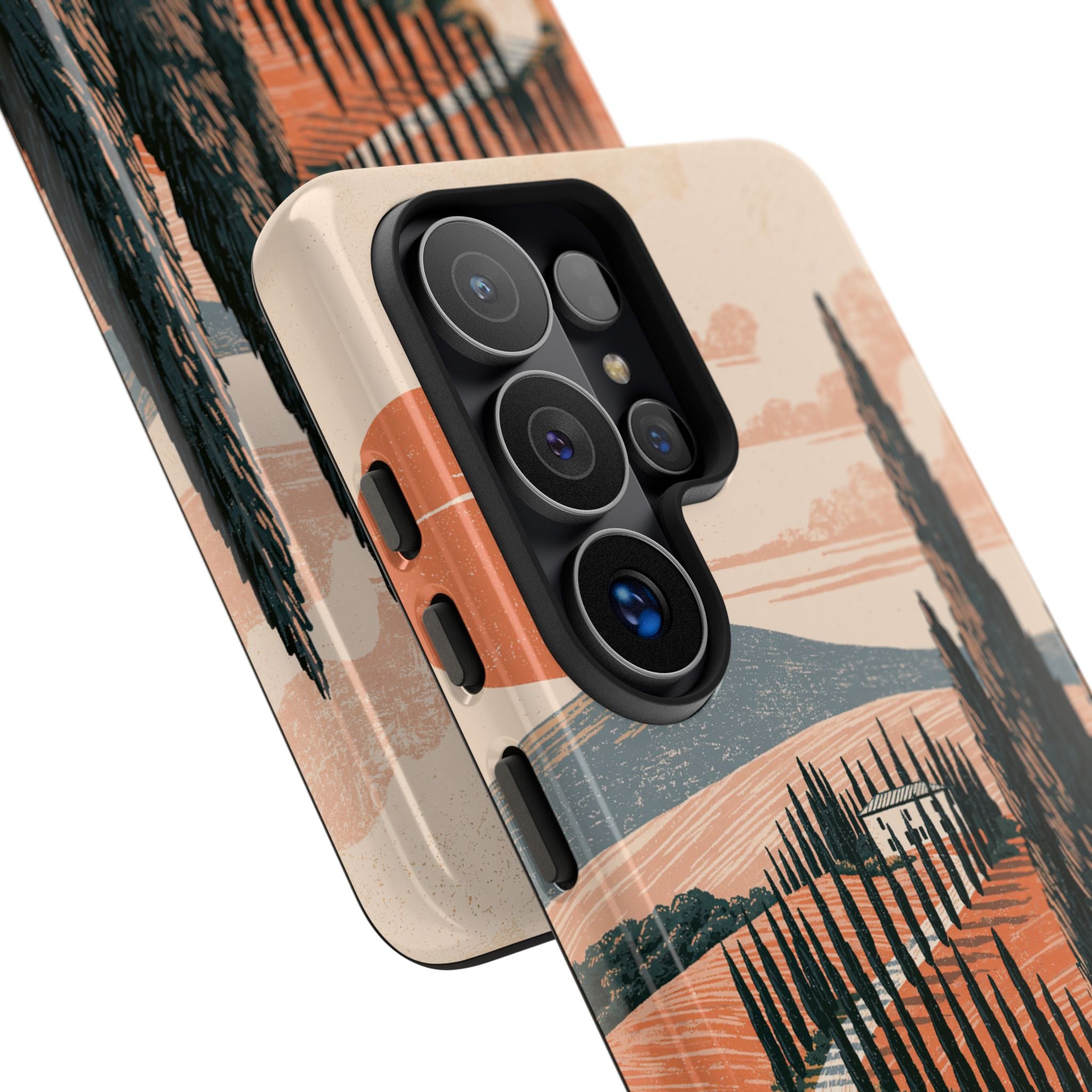 Orange Tough Phone Case for Samsung - Terracotta Ridge Trail