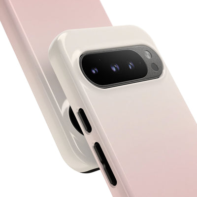 Pink Tough Phone Case for Google Pixel - Frosted Blush Horizon
