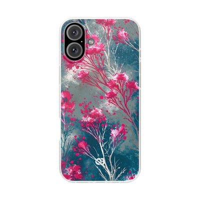 Cyber Blossom · Lite Phone Case for iPhone ·  Teal