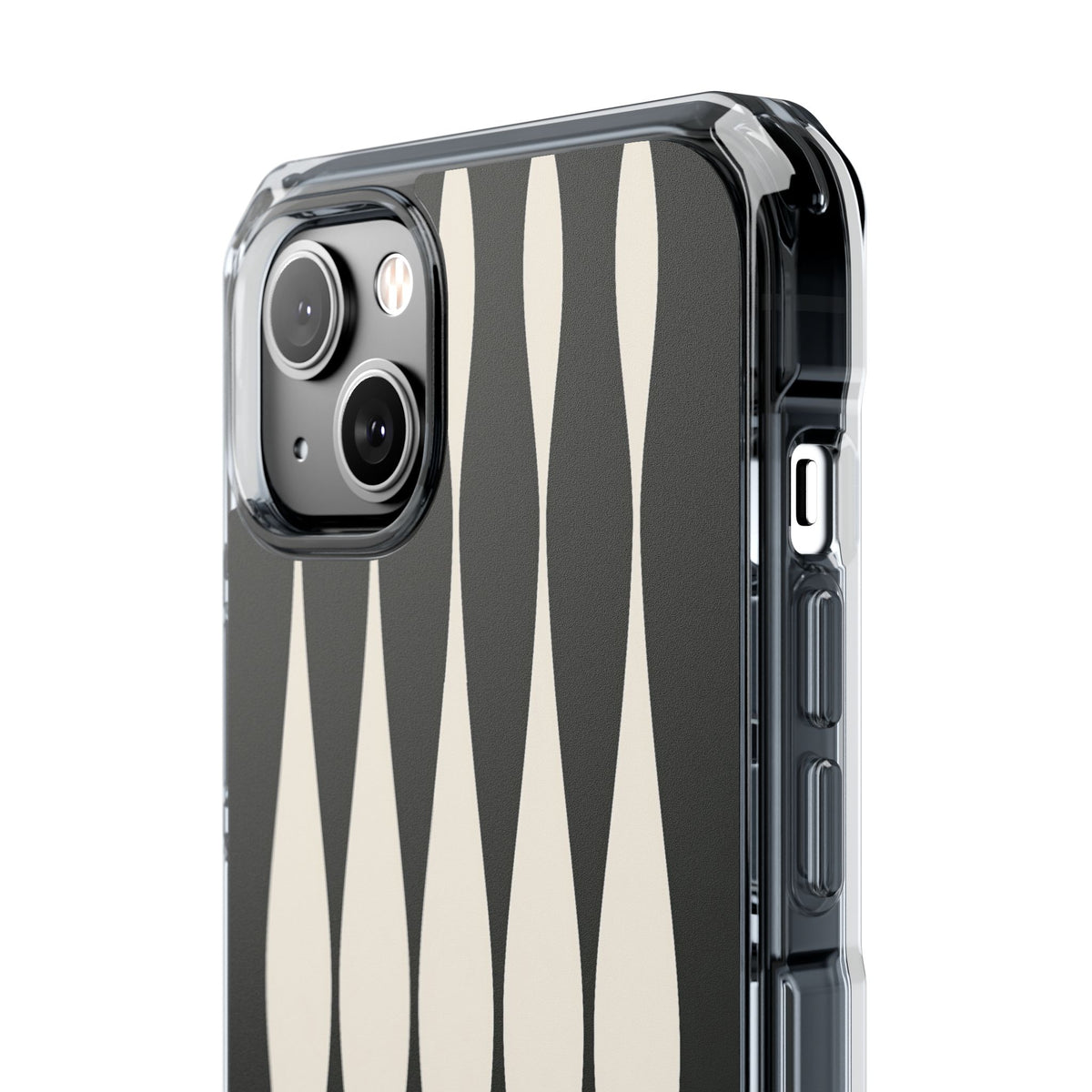 Orbital Resonance · Clear Impact Magnetic Phone Case for iPhone ·  Black