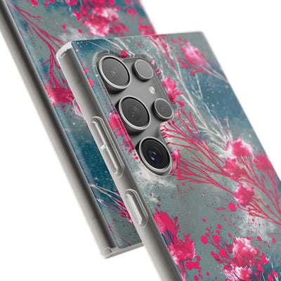 Cyber Blossom · Lite Phone Case for Samsung · Teal