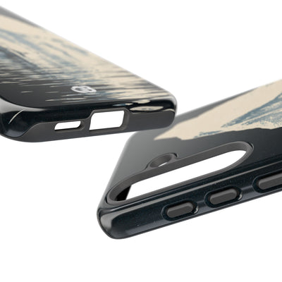 Blue Tough Phone Case for Samsung - Frozen Navy Monolith