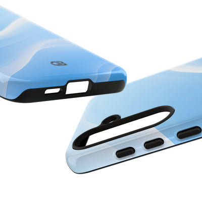 Blue Tough Phone Case for Samsung - Glacial Blue Silk