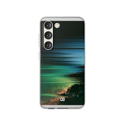 Digital Shoreline Drift · Lite Phone Case for Samsung · Teal