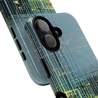 Acid Raster Circuit · Tough 2.0 Magnetic Phone Case for iPhone · Teal