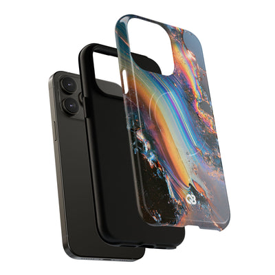 Prismatic Aura Flow · Tough 2.0 Magnetic Phone Case for iPhone · Blue