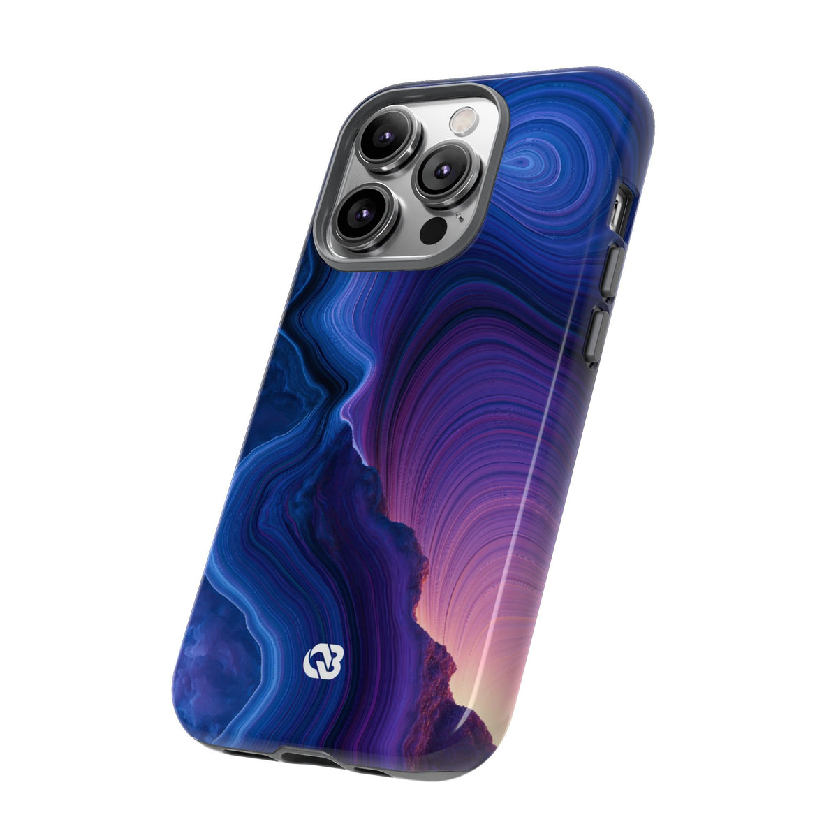 Radiant Strata · Tough Phone Case for iPhone · Blue