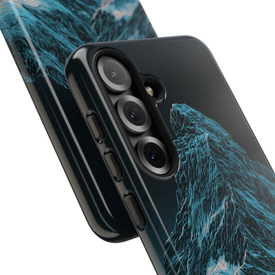 Glacial Alpine Peak · Tough Phone Case for Samsung · Blue