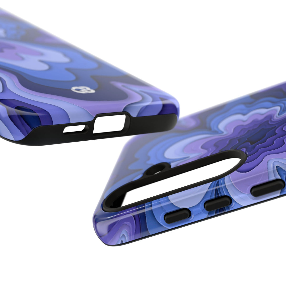 Periwinkle Strata Bloom · Tough Phone Case for Samsung · Purple